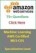 AWS Certified Machine Learning MLS C01 Certification Prepration Materal