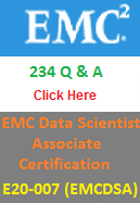EMC Data Science Associate Exam