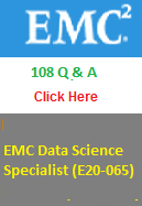 EMC Data Science Specialist Certification Exam