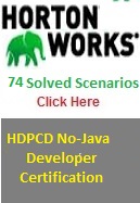 HDPCD_No Java Hortonworks Certificatoions