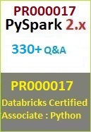 PR000017 : PySpark Databricks Certification