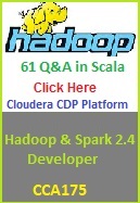 CCA175 Cloudera Certification Hadoop and Spark Developer on CDP 