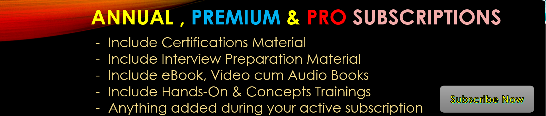 HadoopExam Premium Certifications and Trainings
