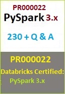 PR000022: PySpark Databricks Certification Spark 3