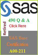 SAS A00-211 Certification