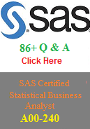 SAS A00 240 Certification Material